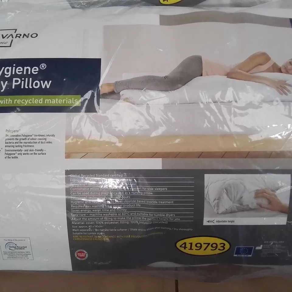TWO LARGE BOXES OF ASSORTED BAGGED AND LOOSE PILLOWS 