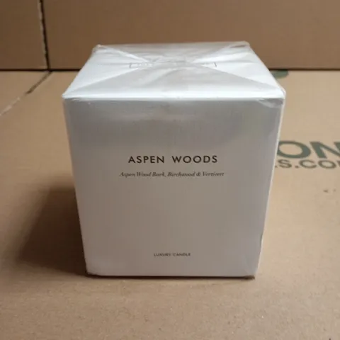 SEALED THE WHITE COMPANY ASPEN WOODS LUXURY CANDLE – BOXED