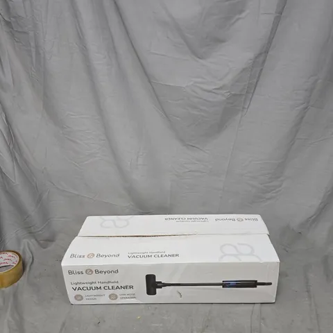 BLISS & BEYOND LIGHTWEIGHT HANDHELD VACUUM CLEANER – BOXED