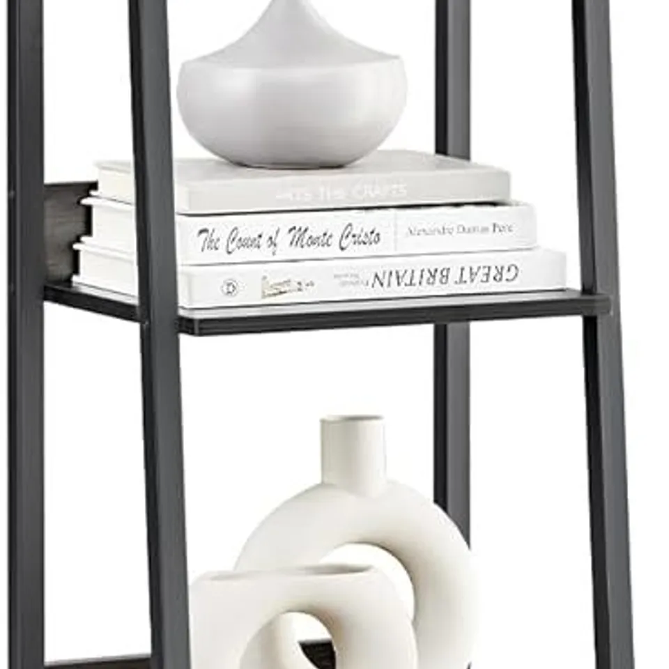 BOXED VASAGLE 5 TIER SHELF LADDER BOOKCASE STORAGE STAND