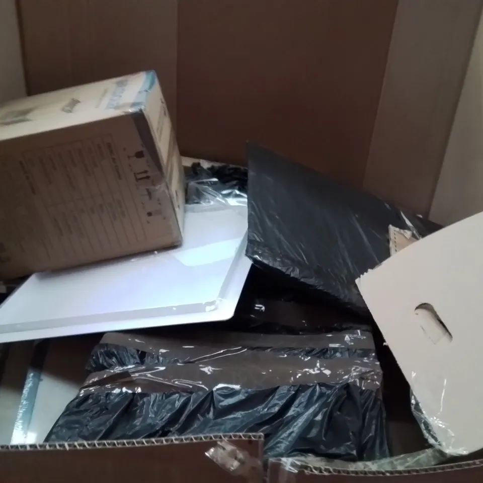 PALLET OF ASSORTED HOUSEHOLD GOODS AND PRODUCTS TO INCLUDE;AIR COOLER,LADDER,PHOTO FRAME