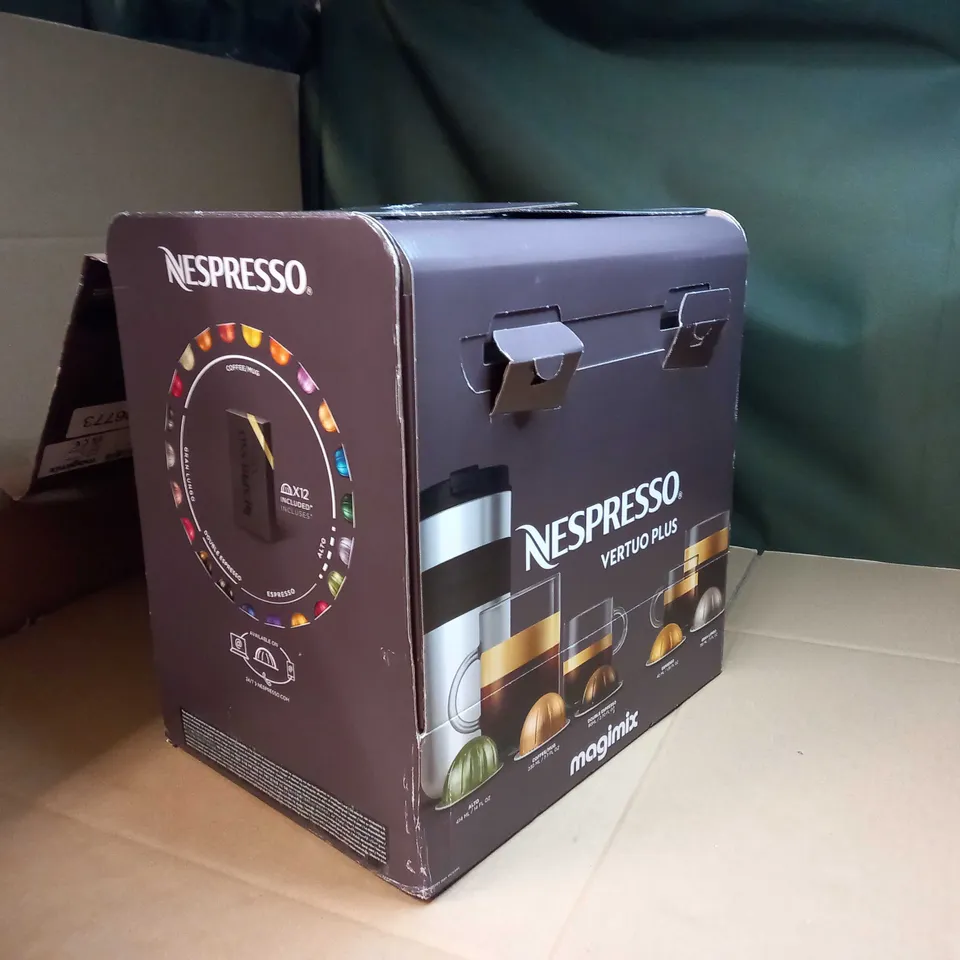 BOXED NESPRESSO VERTUO PLUS COFFEE MACHINE