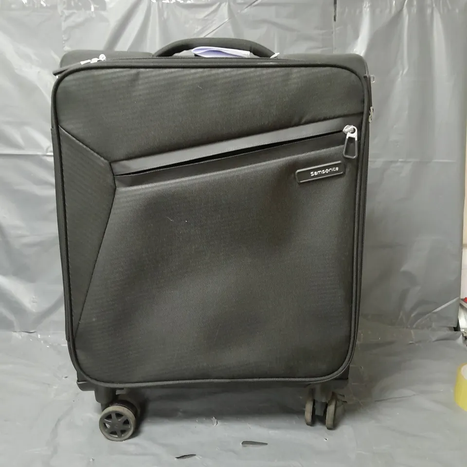 SAMSONITE LITEBEAM SPINNER 55/20 CABIN SOFTSHELL CASE-BLACK