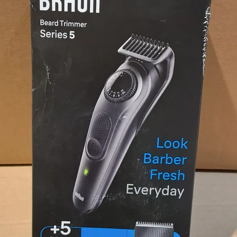 BOXED BRAUN SERIES 5 BEARD TRIMMER