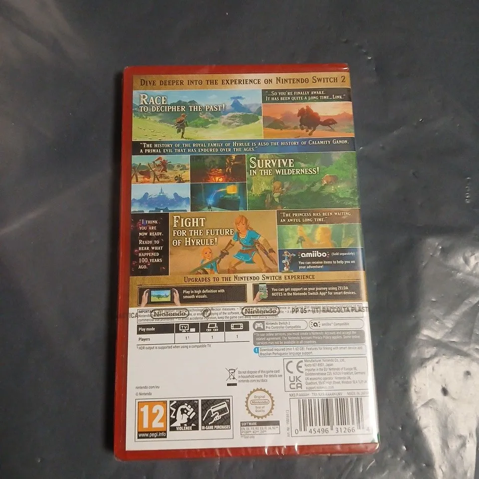 SEALED THE LEGENDS OF ZELDA BREATH THE WILD FOR NINTENDO SWITCH 2