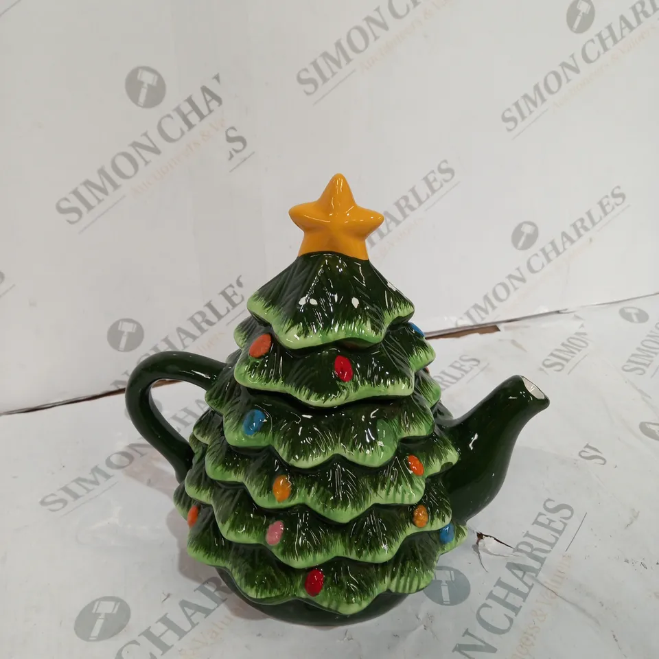 BOXED MR NOST TREE TEAPOT 
