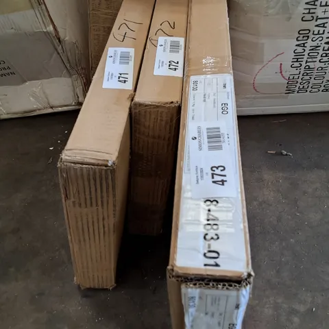 BOXED DESIGNER WALL BOARD IN WHITE (1 BOX)