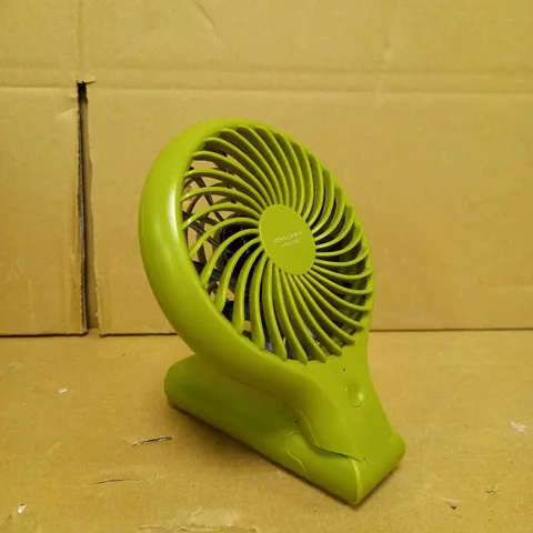 JOHN LEWIS 4" RECHARGEABLE HANDHELD FAN - OLIVE GREEN