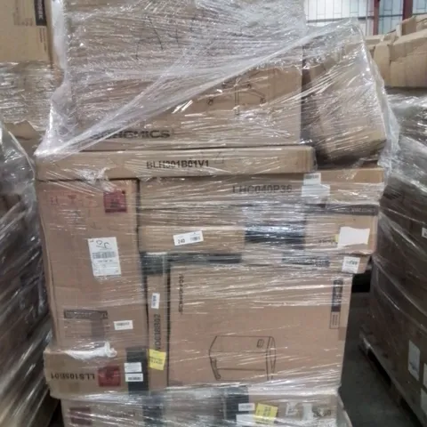 MIXED PALLET OF VARIOUS HOUSEHOLD ITEMS TO INCLUDE: PEDAL BINS, OFFICE CHAIR, BATHROOM CABINET ECT. 