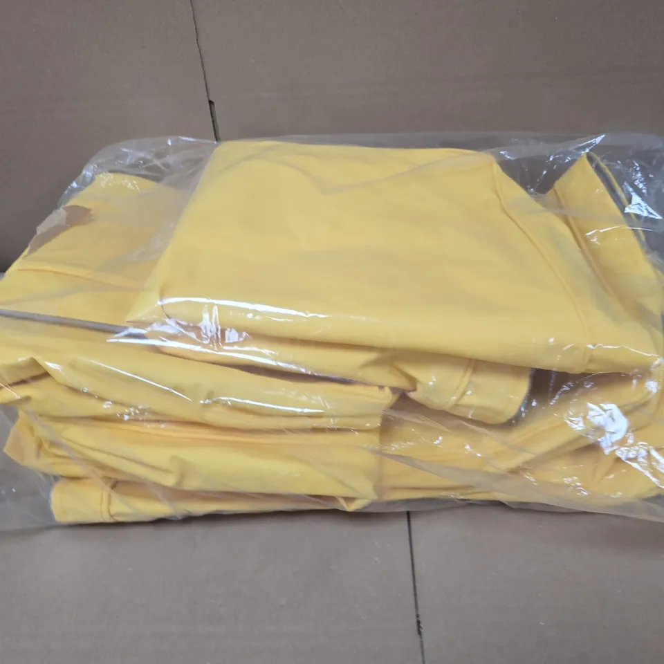 SET OF 6 OUTDOOR CUSHION COVERS IN YELLOW