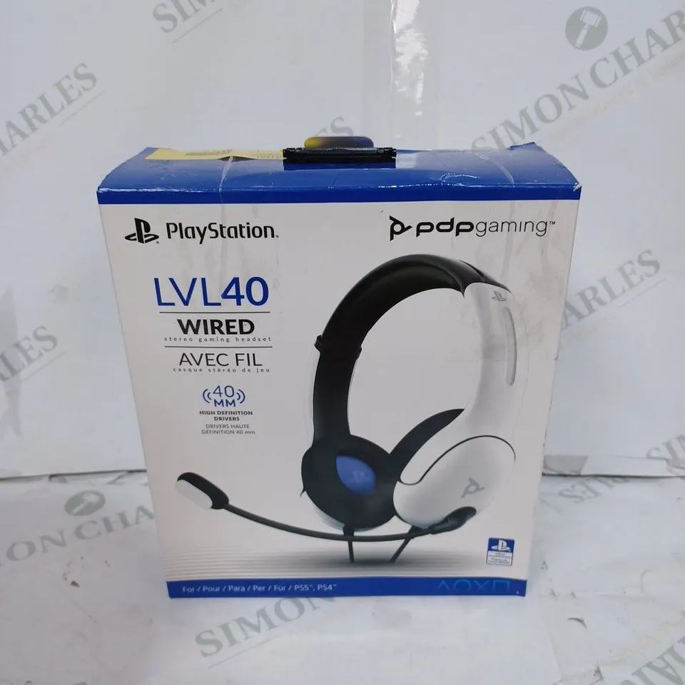 PDP PLAYSTATION LVL 40 WIRED GAMING CONTROLLER 