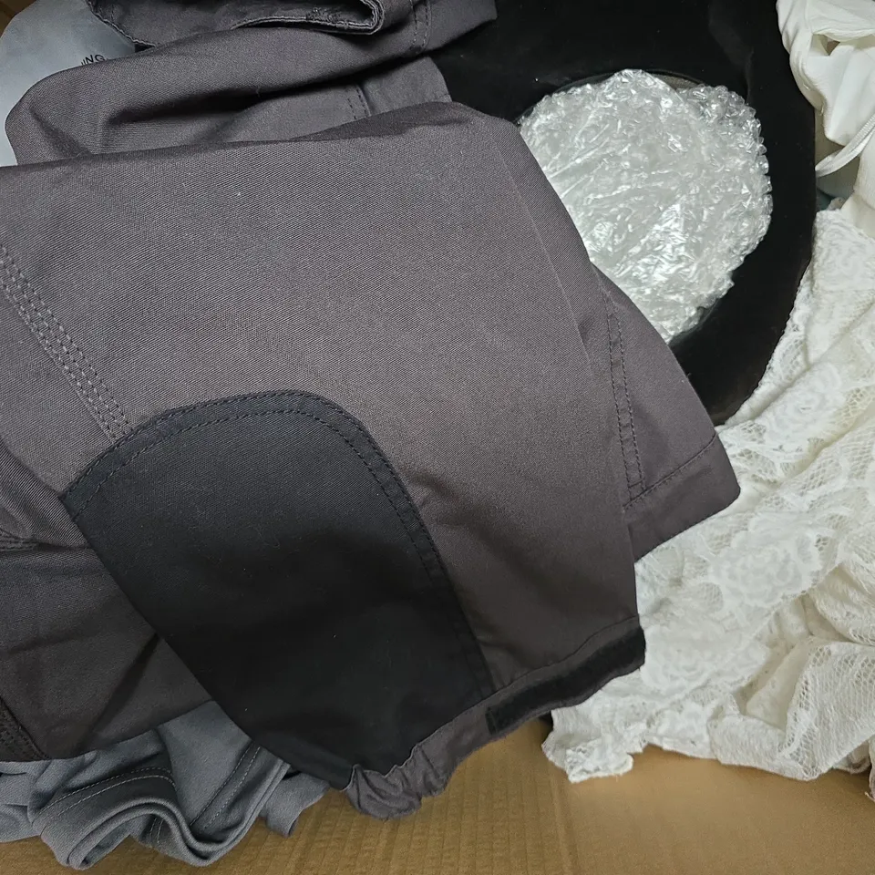 APPROXIMATELY 25 ASSORTED CLOTHING AND FASHION PRODUCTS IN VARIOUS STYLES AND SIZES - COLLECTION ONLY