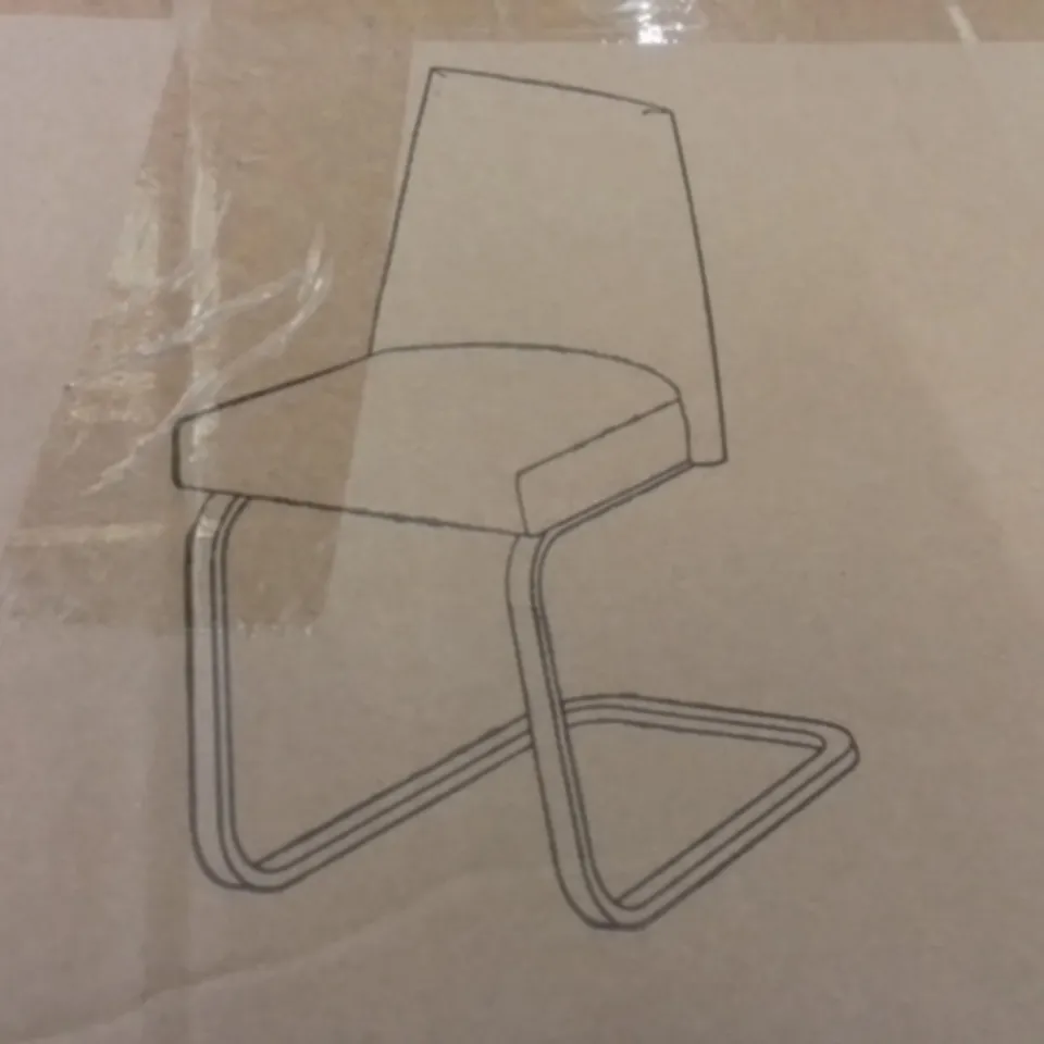 ALANNA PAIR OF DINING CHAIRS - CHARCOAL