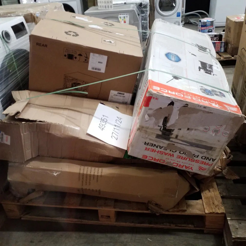 PALLET CONTAINING APPROXIMATELY 4 RAW ELECTRICAL ITEMS TO INCLUDE: