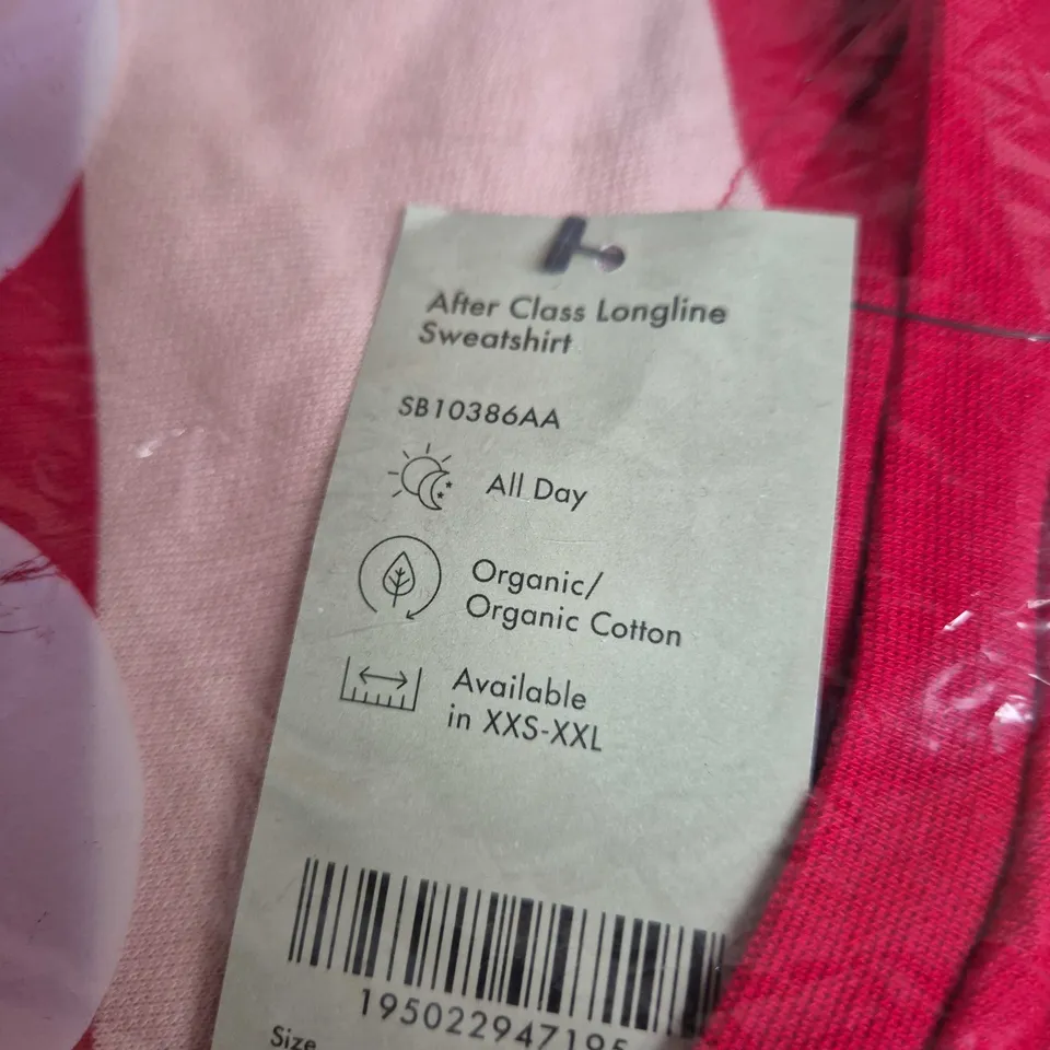 SWEAT BETTY AFTER CLASS LONGLINE SWEATSHIRT – UK XXS 
