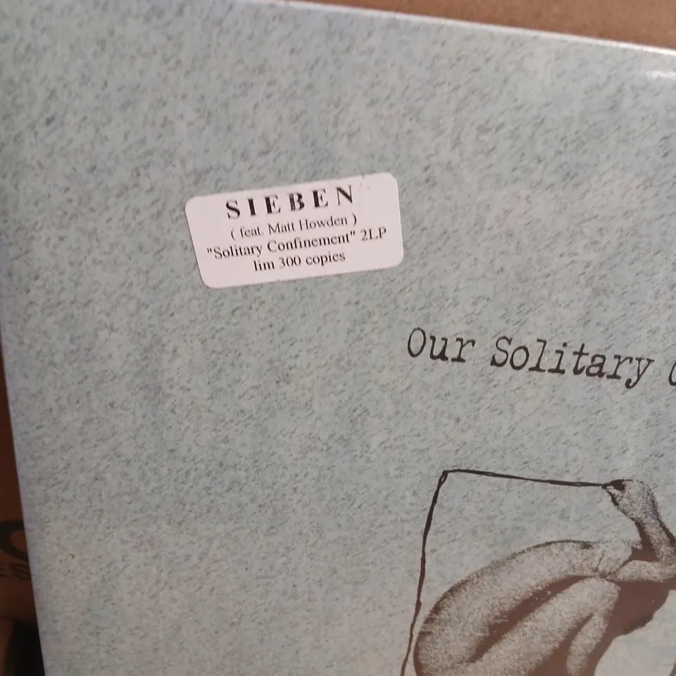 SIEBEN FEATURING MATT HOWDEN – OUR SOLITARY CONFINEMENT LP (LIMITED EDITION 300 COPIES)