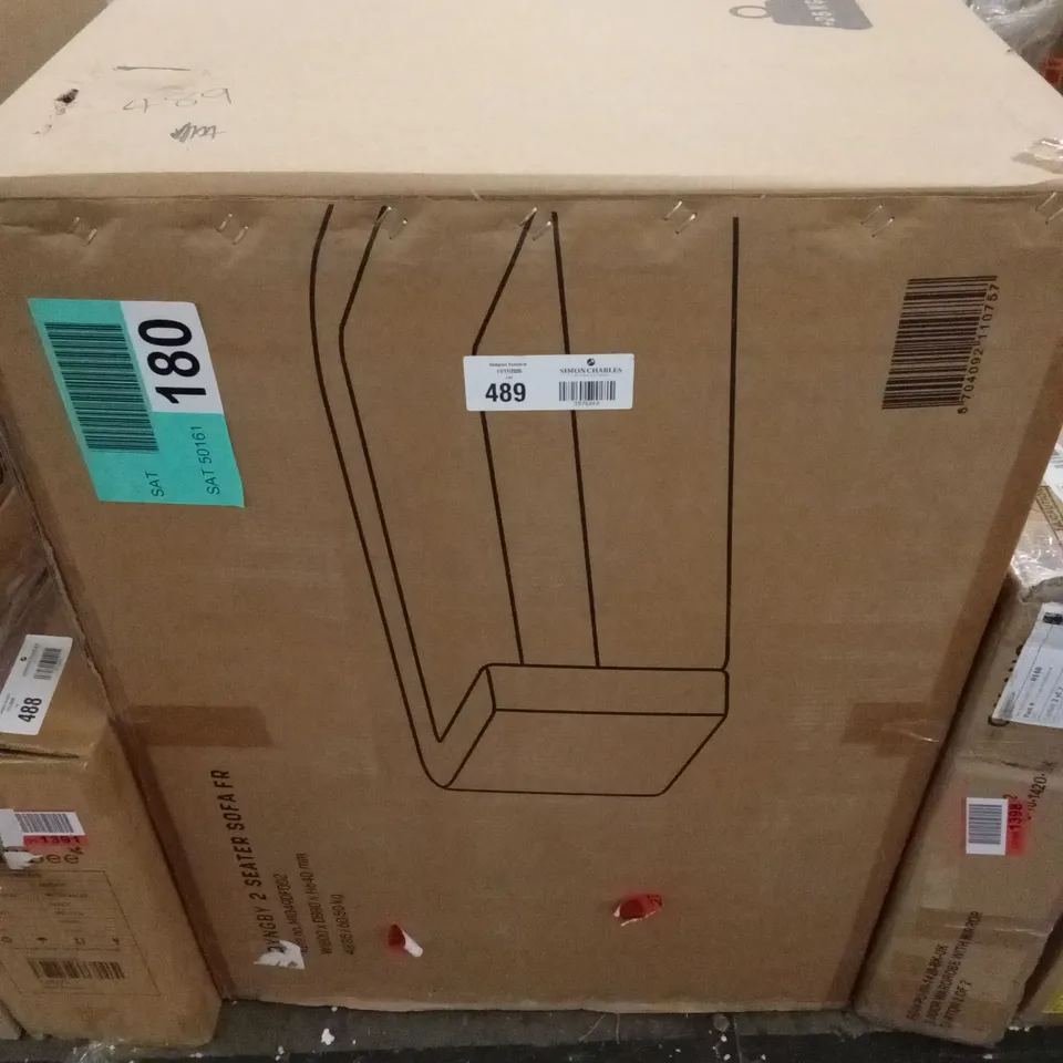 BOXED DYNGBY 2 SEATER SOFA //DARK GREY