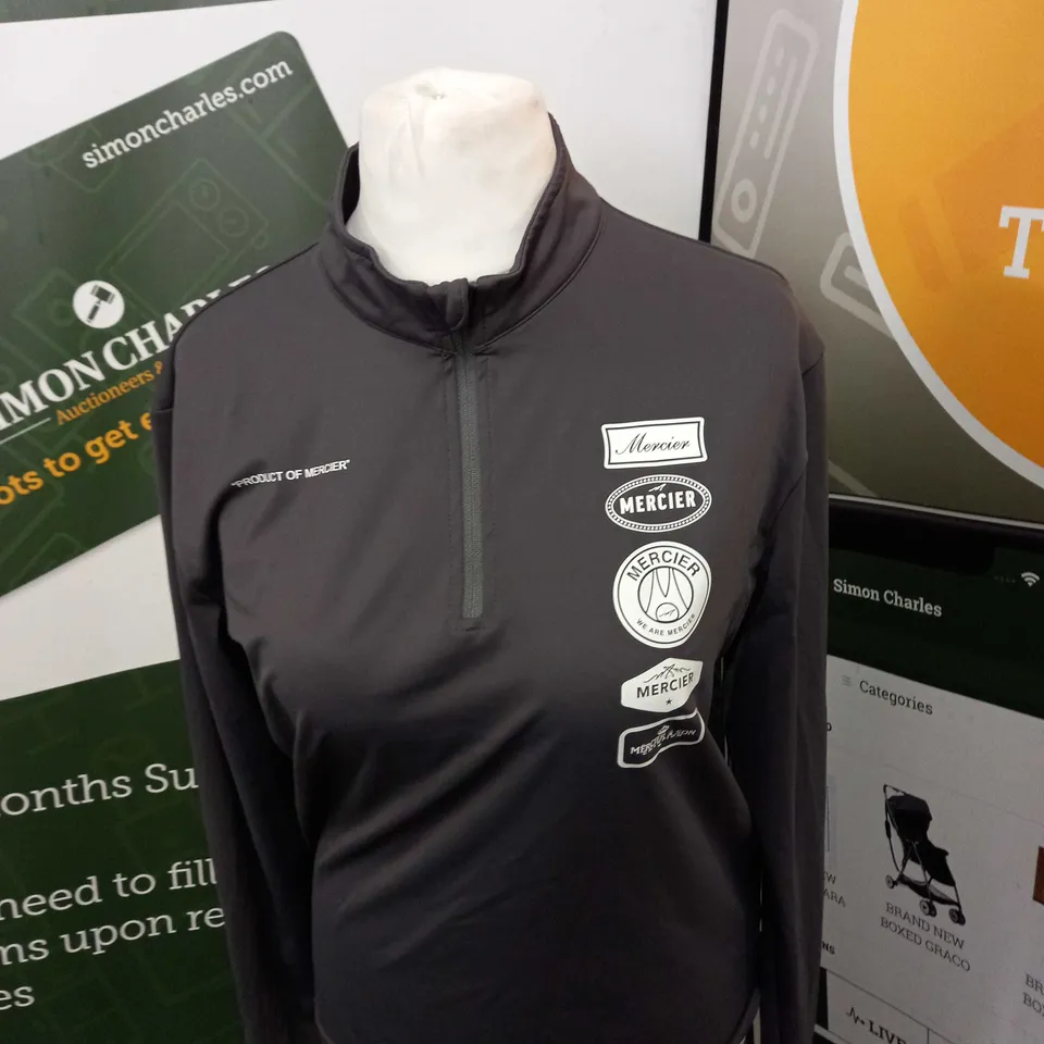 MERCIER 1/2 ZIP SHIRT SIZE S