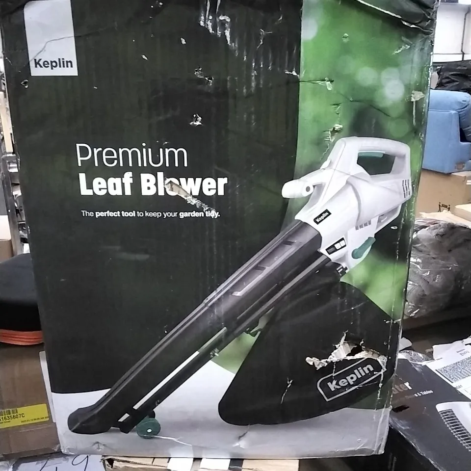 BOXED KEPLIN PREMIUM LEAF BLOWER WITH 45L BAG 