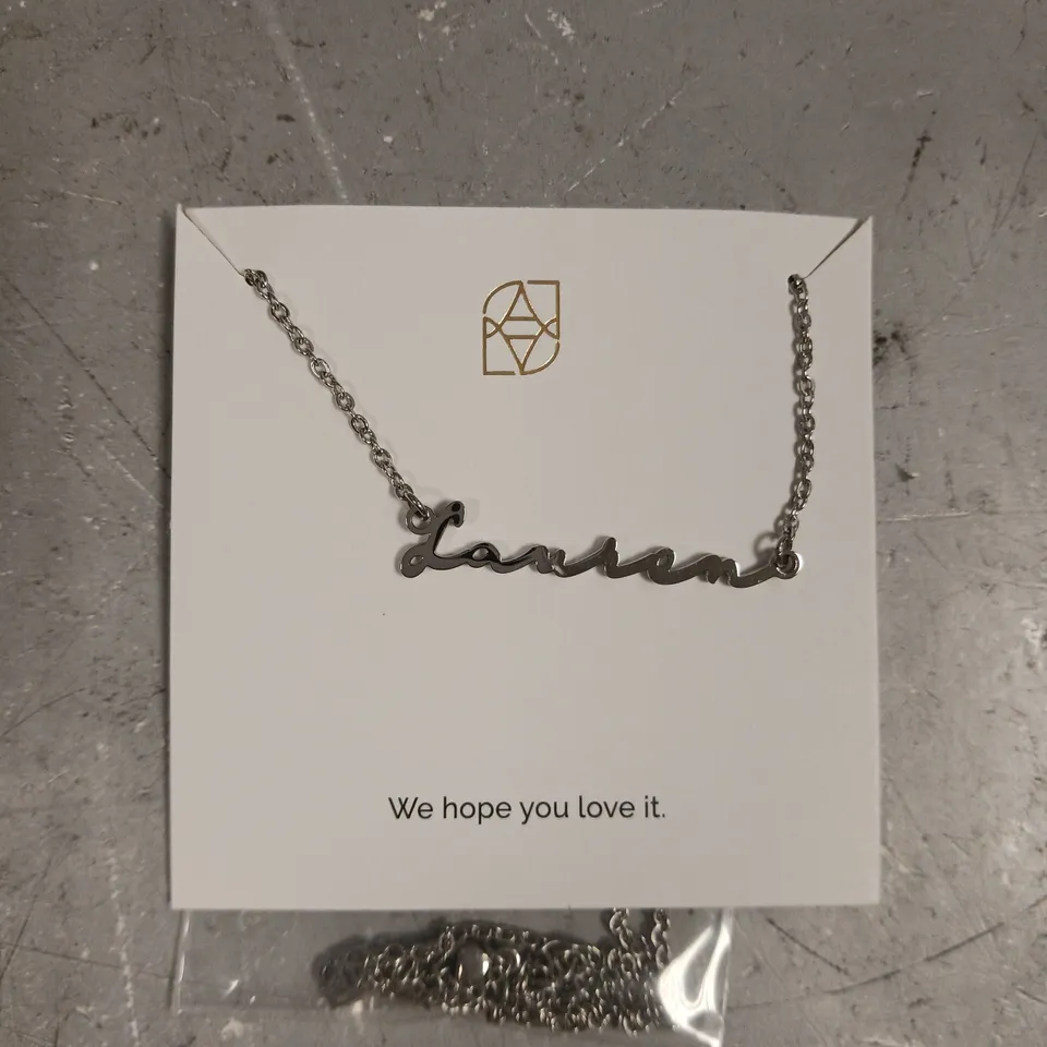 ABBOTT LYON PERSONALISED 'LAUREN' NECKLACE 