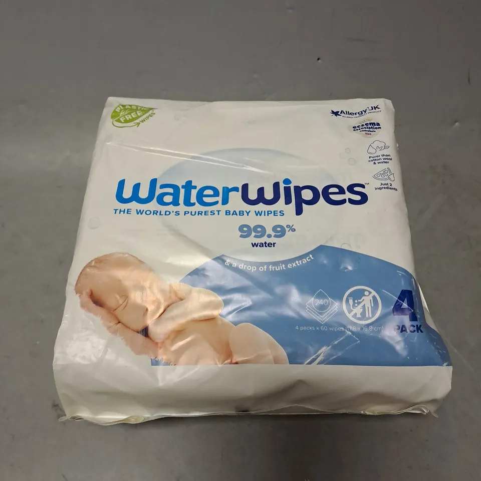 WATERWIPES APPROXIMATELY 16 PACKS OF BABY WIPES