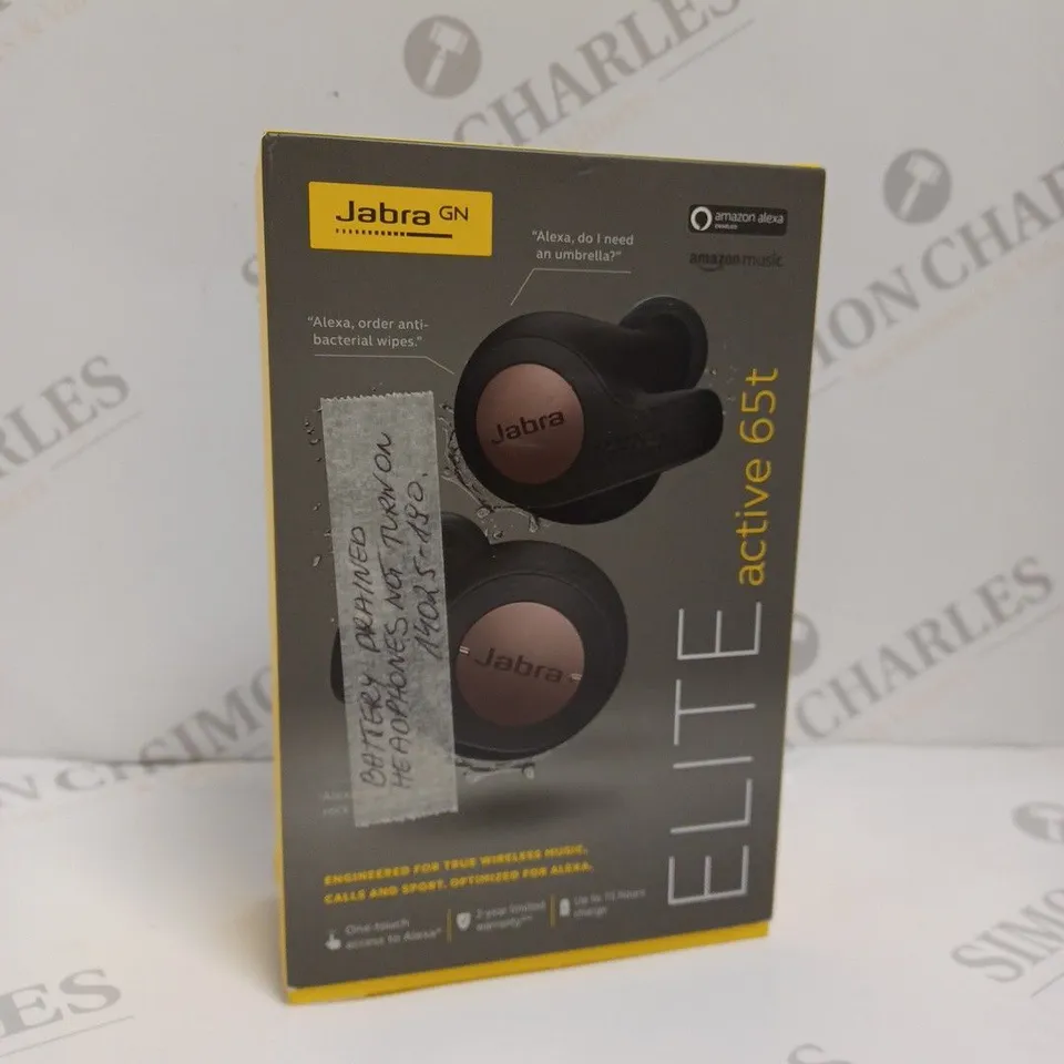 BOXED JABRA ELITE ACTIVE 65T EARBUDS 