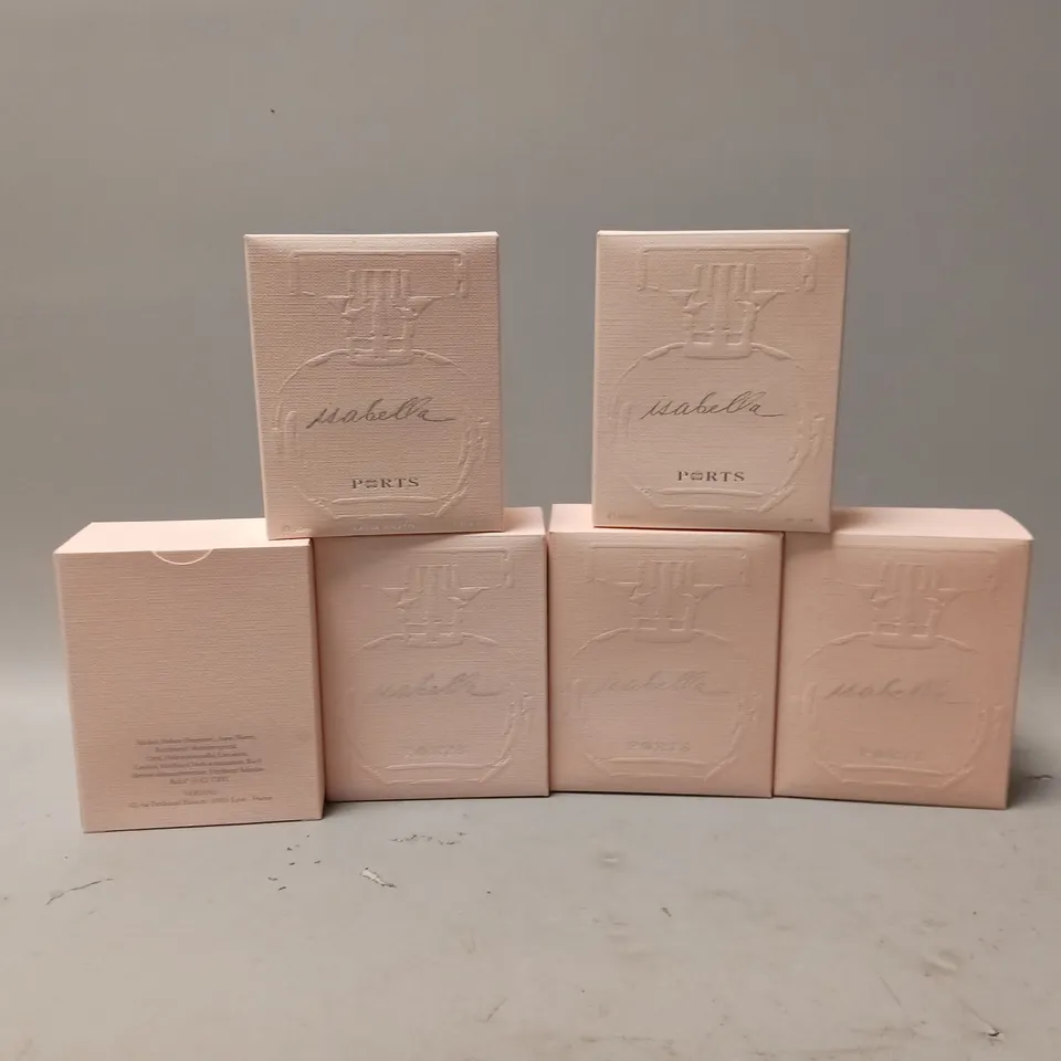 6 BOXED PORTS ISABELLA EAU DE TOILETTE 50ML 