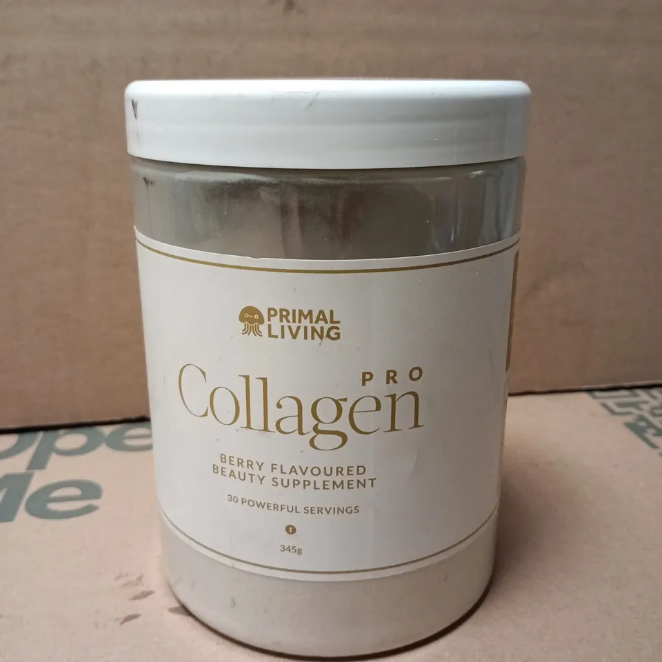 PRIMAL LIVING COLLAGEN PRO – BERRY FLAVOURED BEAUTY SUPPLEMENT, 345G