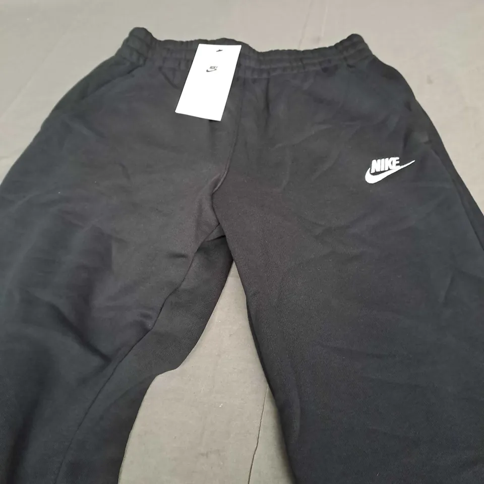 NIKE STANDARD FIT BLACK JOGGERS - KIDS LARGE