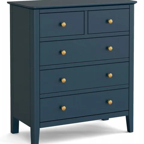 BOXED HARROGATE BLUE 2+3 DRAWER CHEST