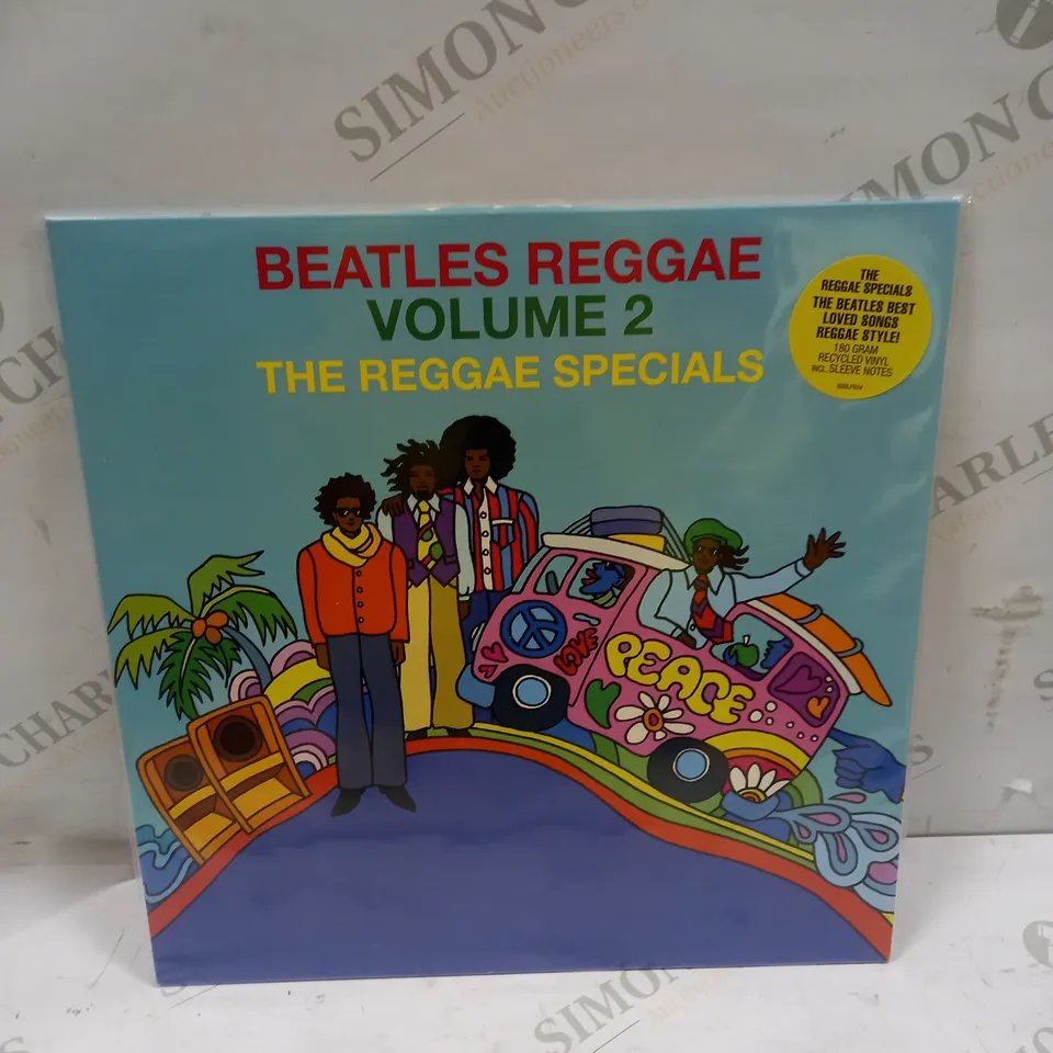 BOX OF APPROXIMATELY 20 ASSORTED VINYL RECORDS TO INCLUDE BEATLES REGGAE, PJ HARVEY, PULP ETC