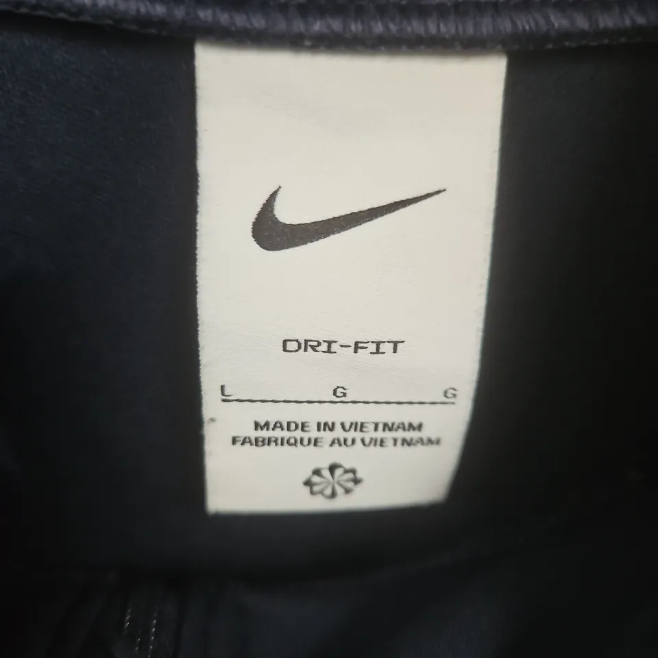 NIKE DRI-FIT TRAINING JACKET – NAVY WITH CREST BADGE SIZE L