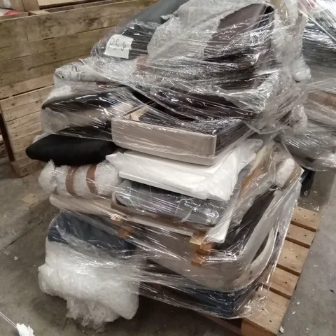 PALLET OF ASSORTED DESIGNER DINING CHAIRS PARTS AND PIECES