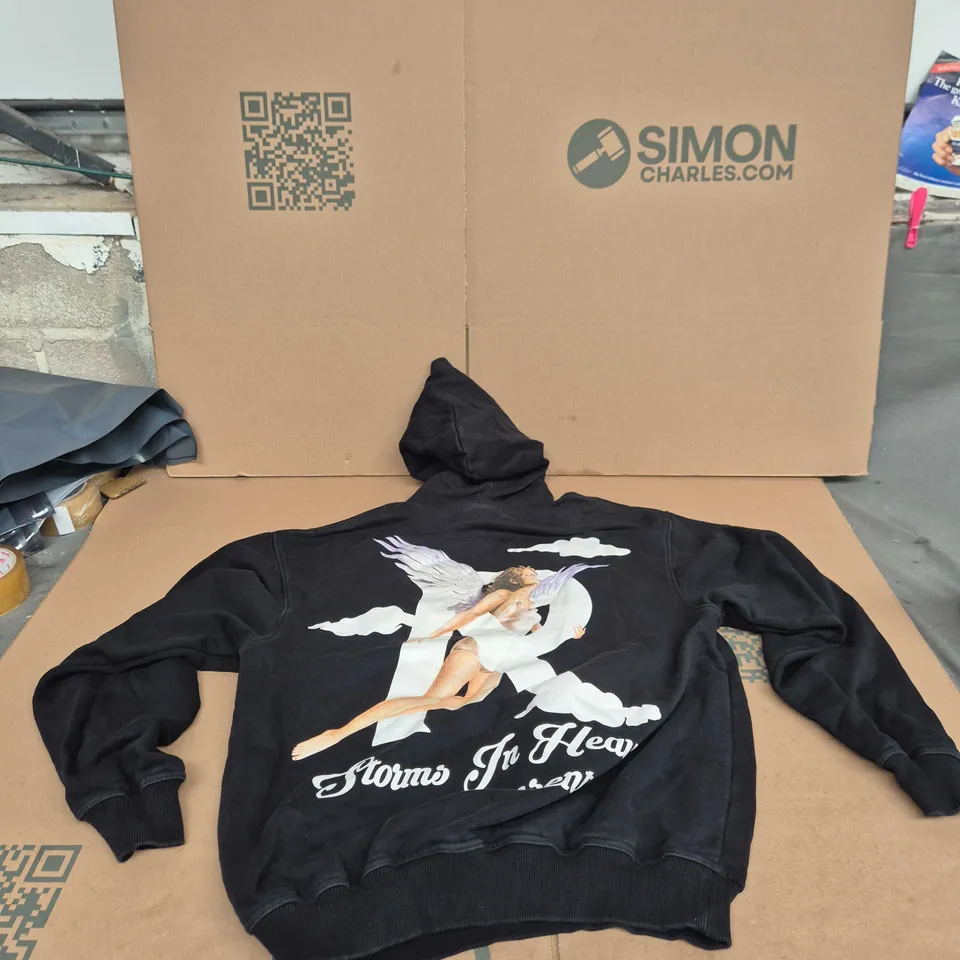 REPRESENT BLACK HOODIE – SIZE S