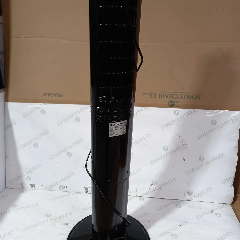 DIMPLEX MONT BLANC DXMBCF TOWER FAN IN BLACK - COLLECTION ONLY