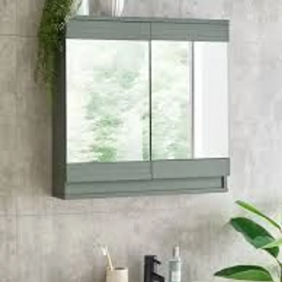 BOXED NOA WALL CABINET GREEN