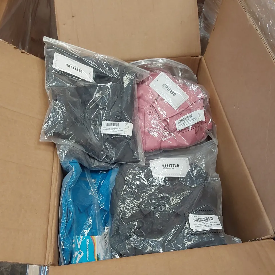 PALLET CONTAINING APPROXIMATELY 226x BRAND NEW ASSORTED MENS CLOTHING ITEMS, 45x SUPERLIT KIDS SHOES/PUMPS