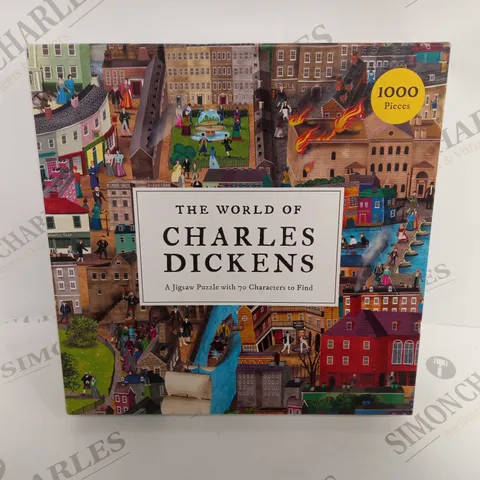 BOXED THE WORLD OF CHARLES DICKENS 1000 PIECE JIGSAW PUZZLE