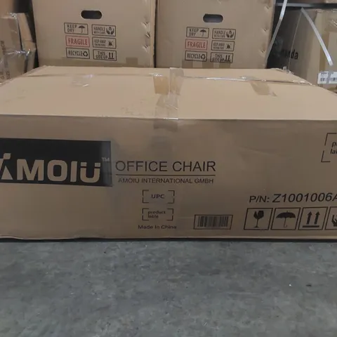 BOXED DESIGNER OFFICE CHAIR - BLACK