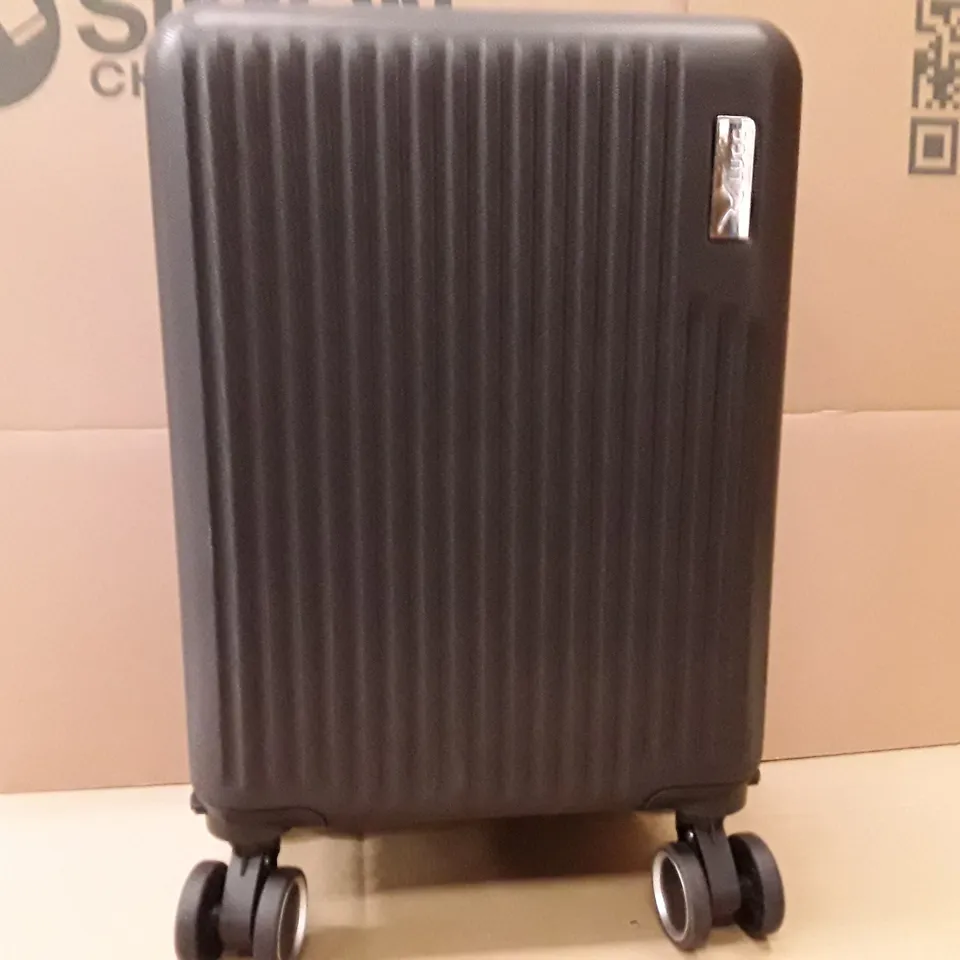 UNBOXED KEPLIN LUGG SMALL SIZE TRAVEL LUGGAGE WITH WHEELS BLACK COLOUR 