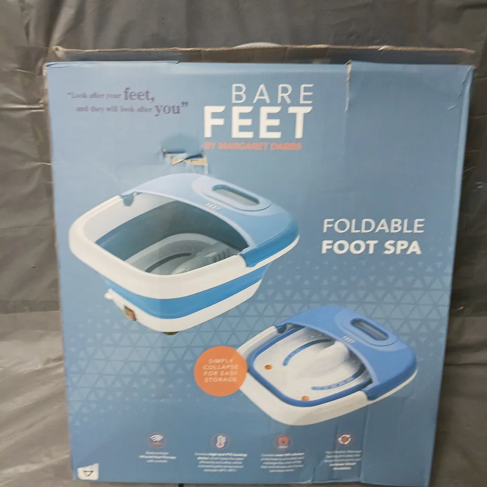 BOXED BARE FEET FOLDABLE FOOT SPA