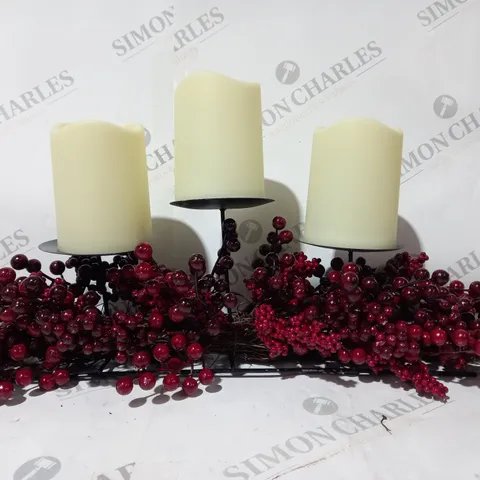 BOXED MIXED BERRY CANDLE HOLDER 
