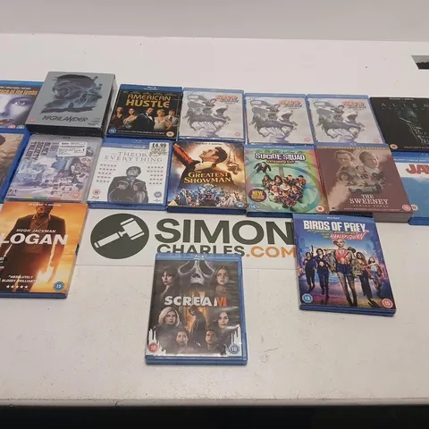 APPROXIMATELY 17 ASSORTED BLU-RAY & DVD FILM COLLECTION 