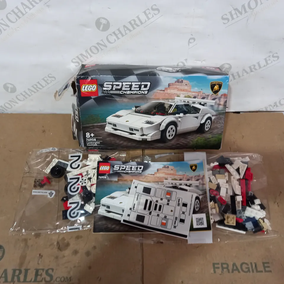 LEGO SPEED CHAMPIONS LAMBORGHINI COUNTACH SET 76908 RRP £20