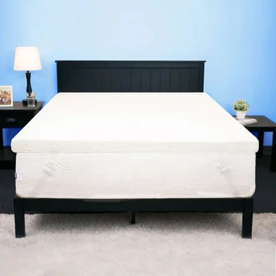 BOXED 7.5M GEL MEMORY FOAM MATTRESS TOPPER SINGLE 