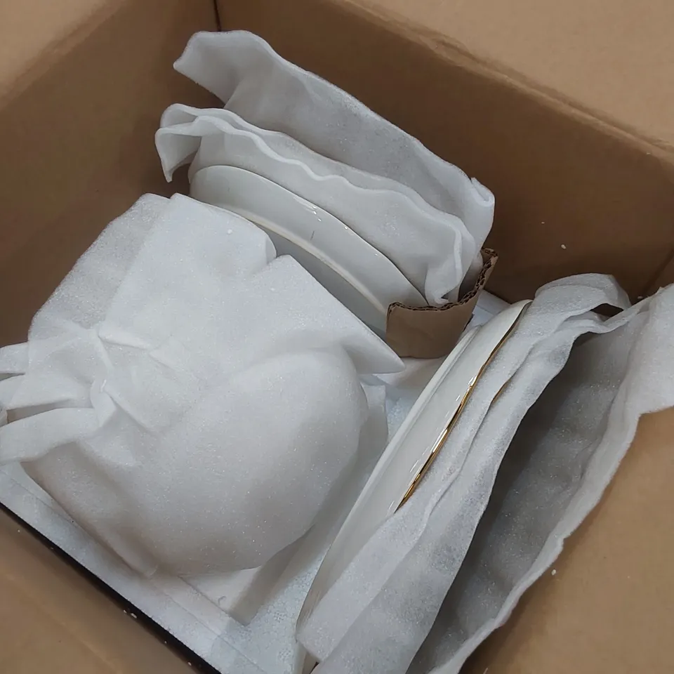 BOXED VARENNES STONEWARE DINNERWARE SET - 12 PIECE (1 BOX)