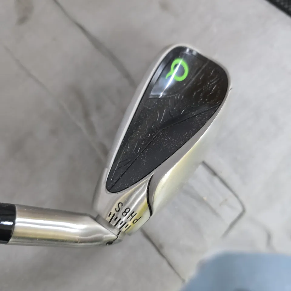 TOUR EDGE FORGED GOLF IRON WITH DURLOCK SHAFT - BLACK FINISH 