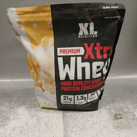 SEALED XL NUTRITION PREMIUM XTRA WHEY PROTEIN CONCENTRATE IN BANANA CREME 67 SERVINGS