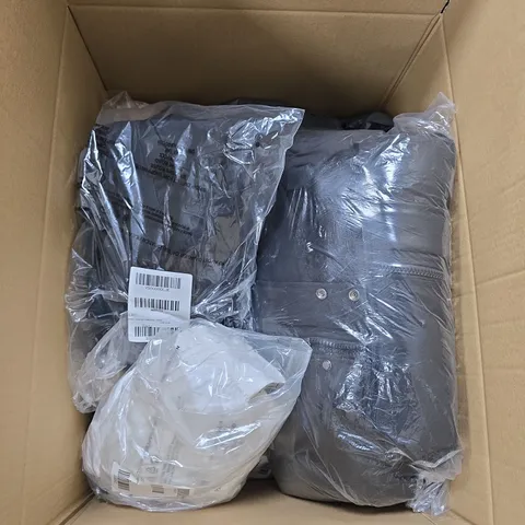 LARGE BOX OF ASSORTED CLOTHING ITEMS 