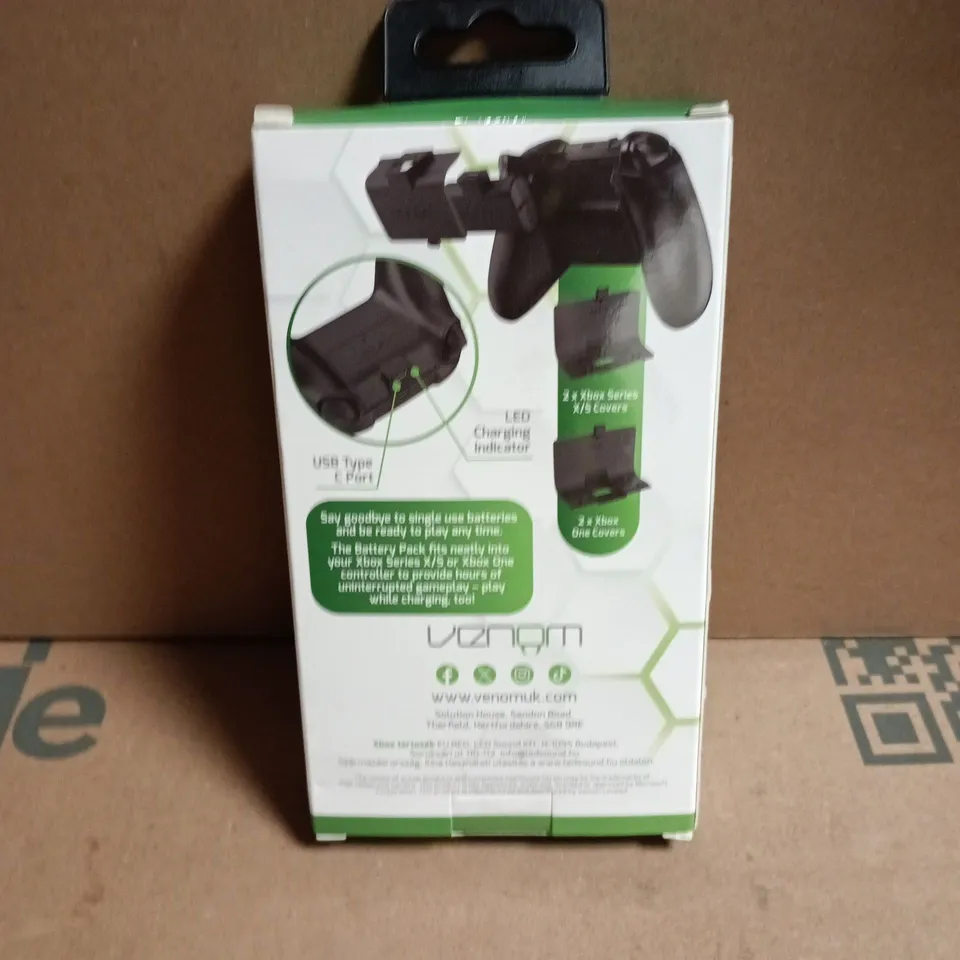 SEALED VENOM TWIN RECHARGABLE BATTERY PACK FOR USE WITH XBOX SERIE X AND ONE